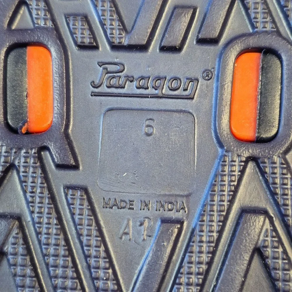 Paragon Paralite Men's 6 Navy & Orange Flip Flop - New